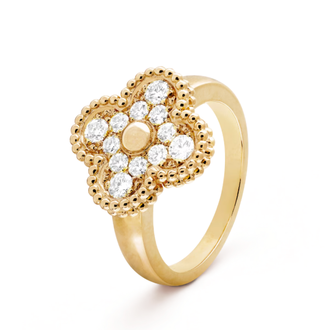 Amber Ring - Diamond/ Gold