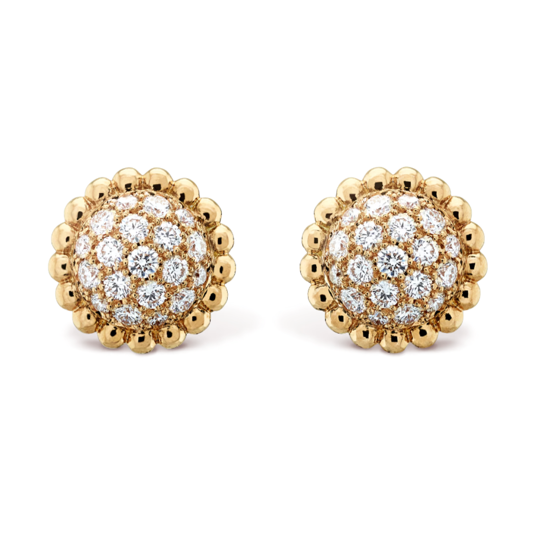 Sassy Earrings- Diamond / Gold