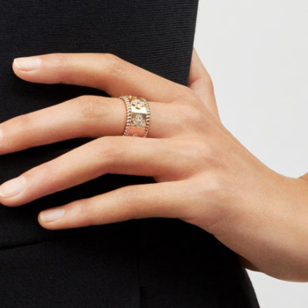 Abby Ring - Diamond/ Rose