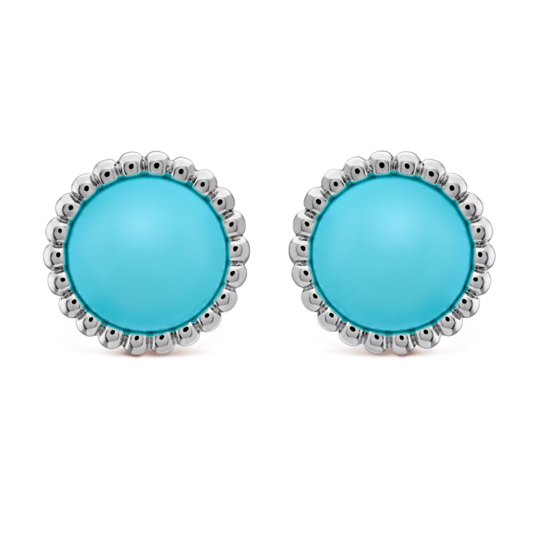 Sassy Earrings- Blue / Silver
