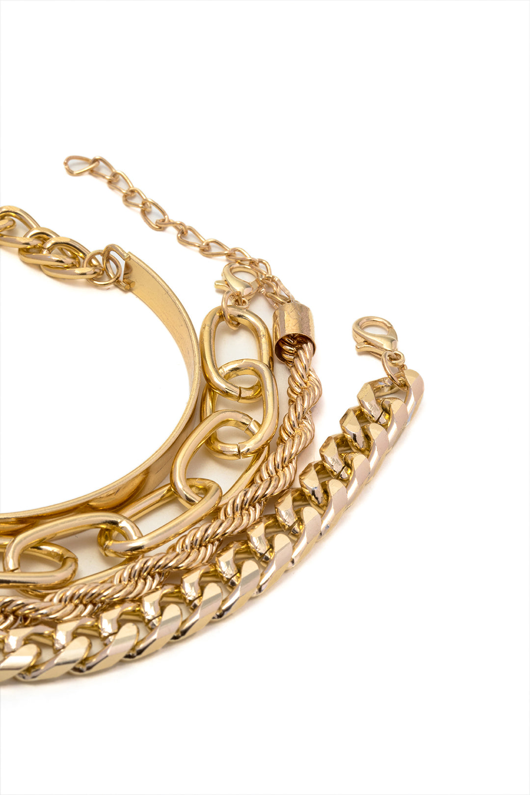 Golden Cuban | Bracelet Set