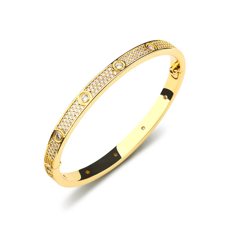 Eternity Deluxe Link Bracelet in Gold