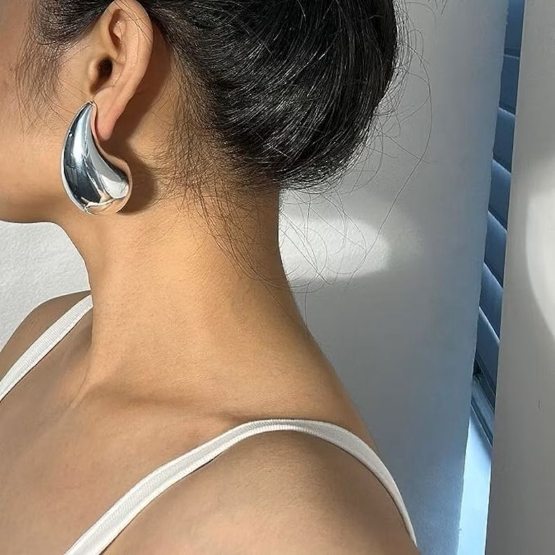 Gold Teardrop Earrings