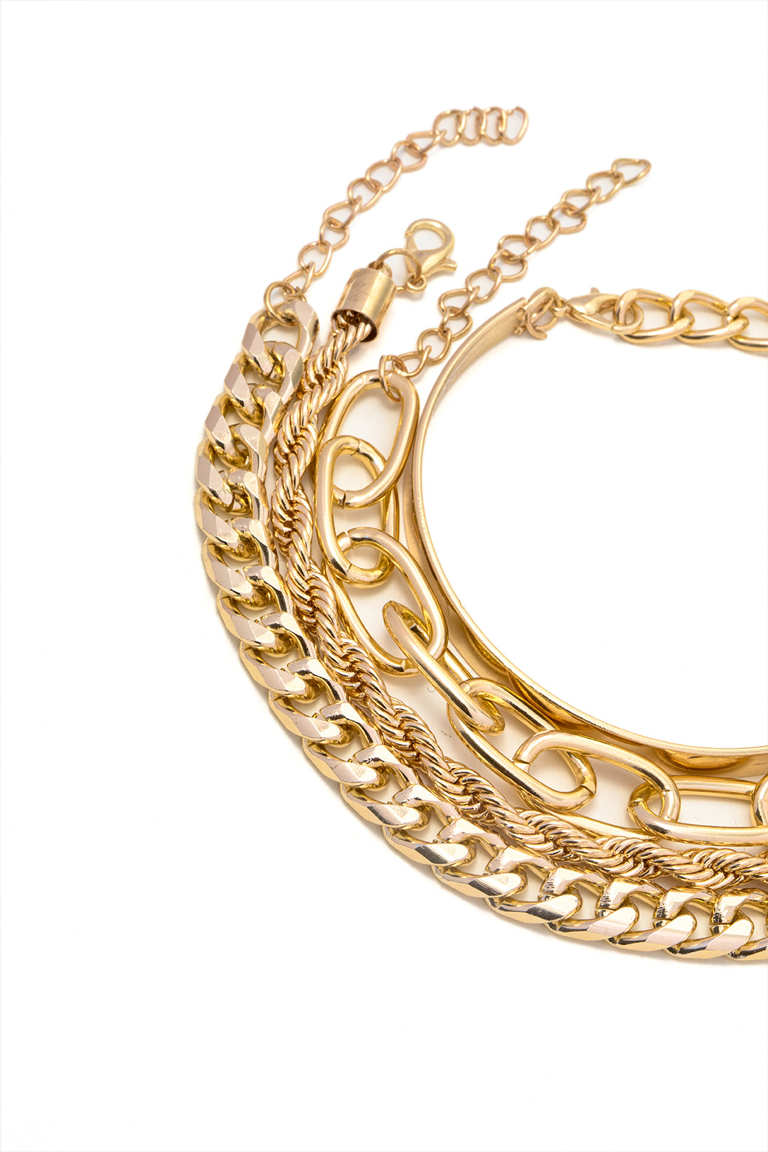 Golden Cuban | Bracelet Set