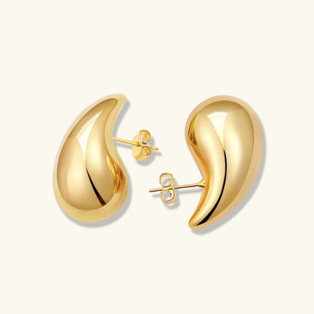 Gold Teardrop Earrings