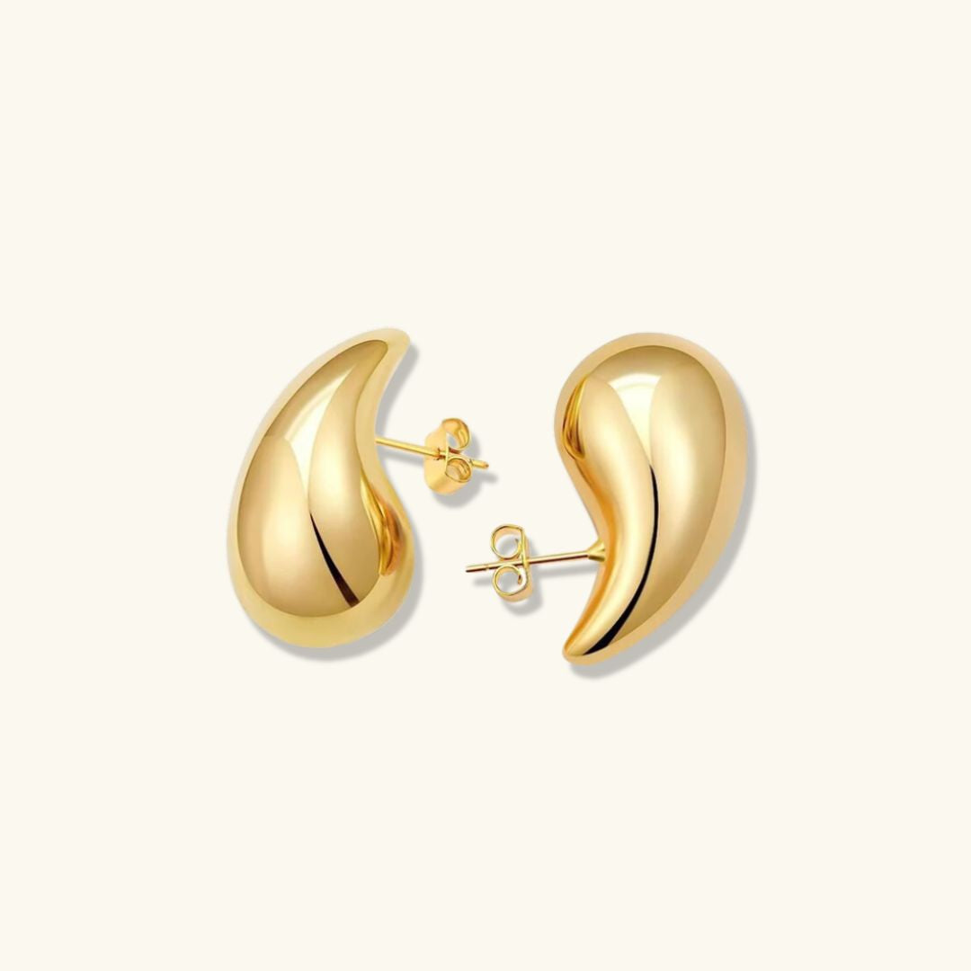 Gold Teardrop Earrings