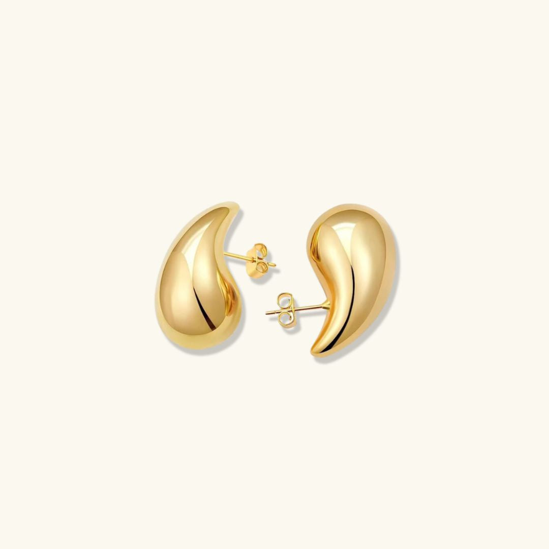 Gold Teardrop Earrings