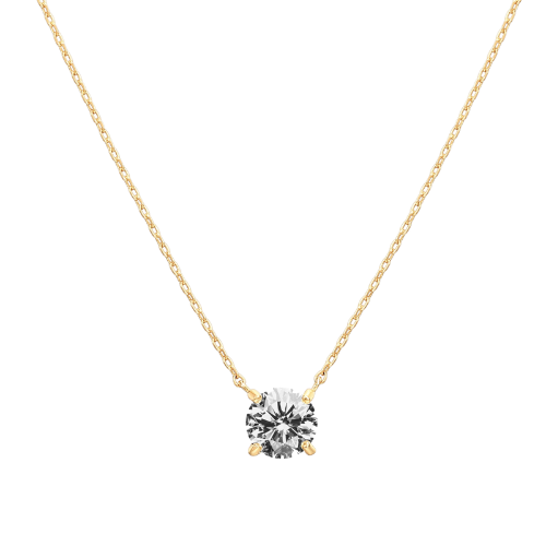 Golden Solitaire | Necklace