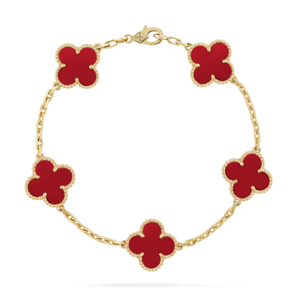 Golden Red | Stackable Bracelet Set