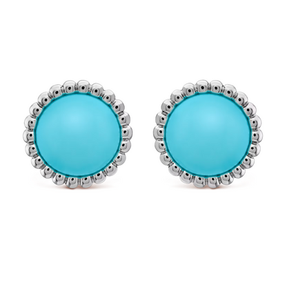 Sassy Earrings- Blue / Silver