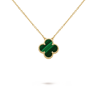 Golden Green | Clover Necklace