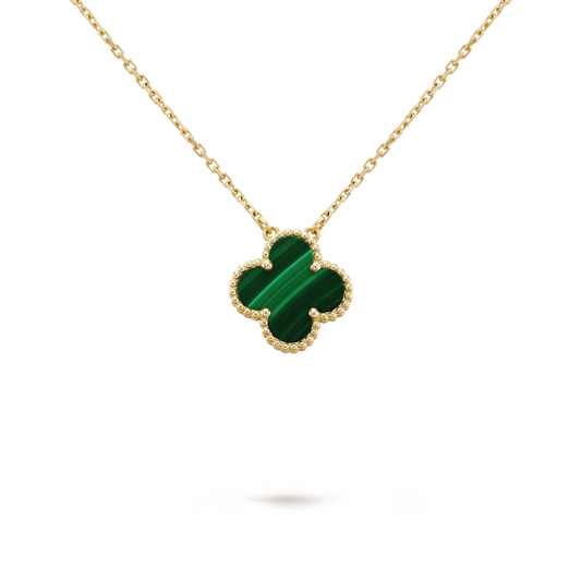 Golden Green | Clover Necklace