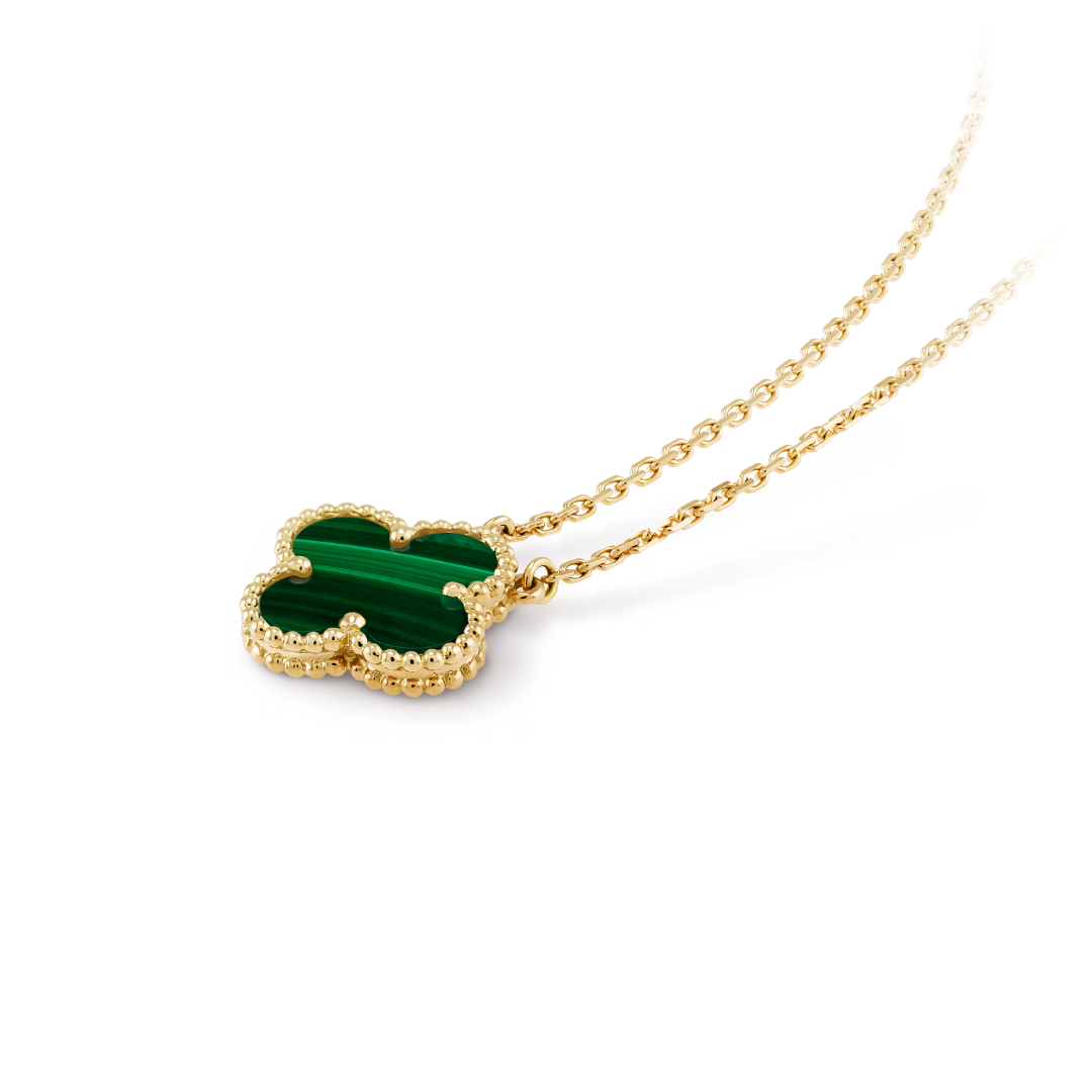 Golden Green | Clover Necklace