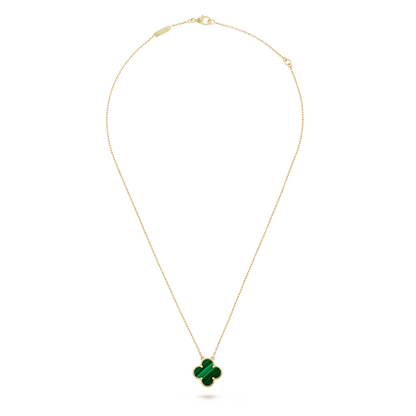 Golden Green | Clover Necklace