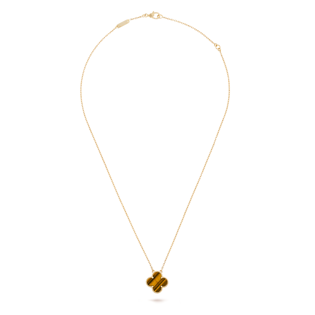 Golden Tiger | Clover Necklace