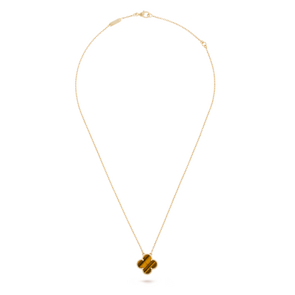 Golden Red | Clover Necklace