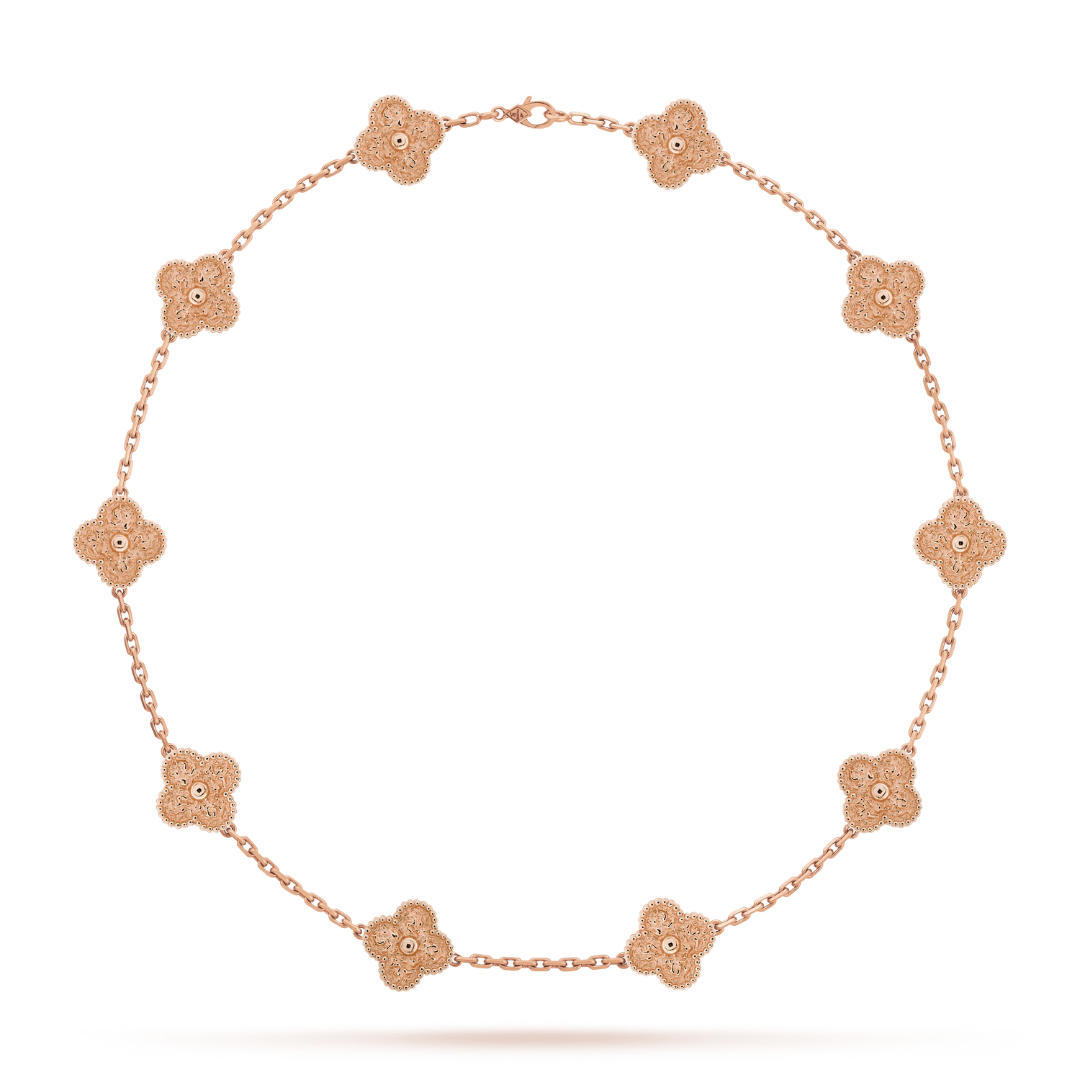 Rose Gold Luxe | Clover Diamond Necklace