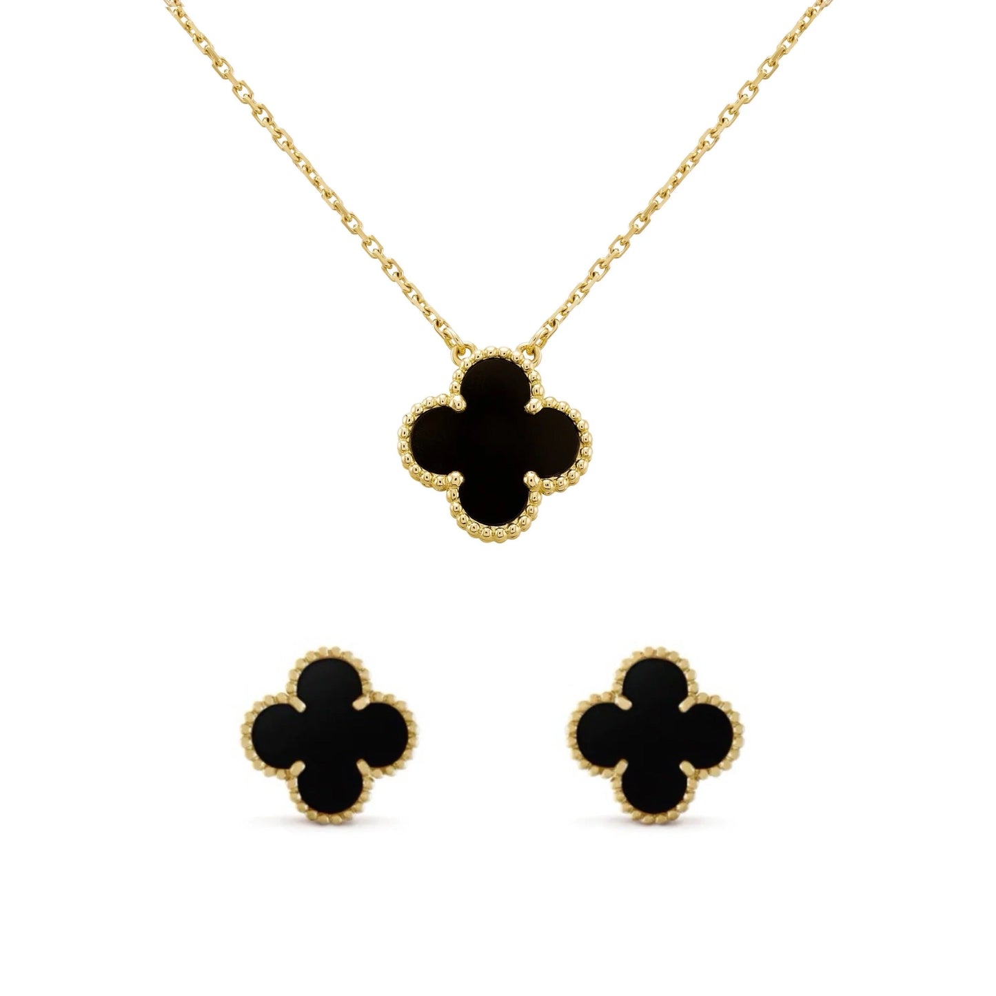 Golden Black | Clover Set