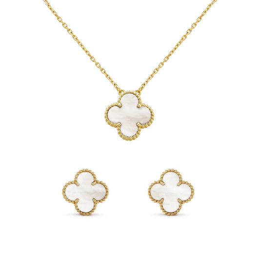 Golden White | Clover Set