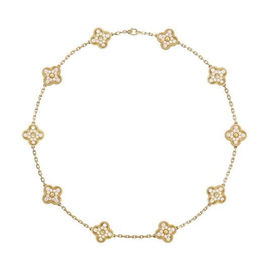 Golden Luxe | Clover Diamond Necklace