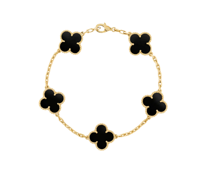 Golden Harmony | Clover Bracelet Set