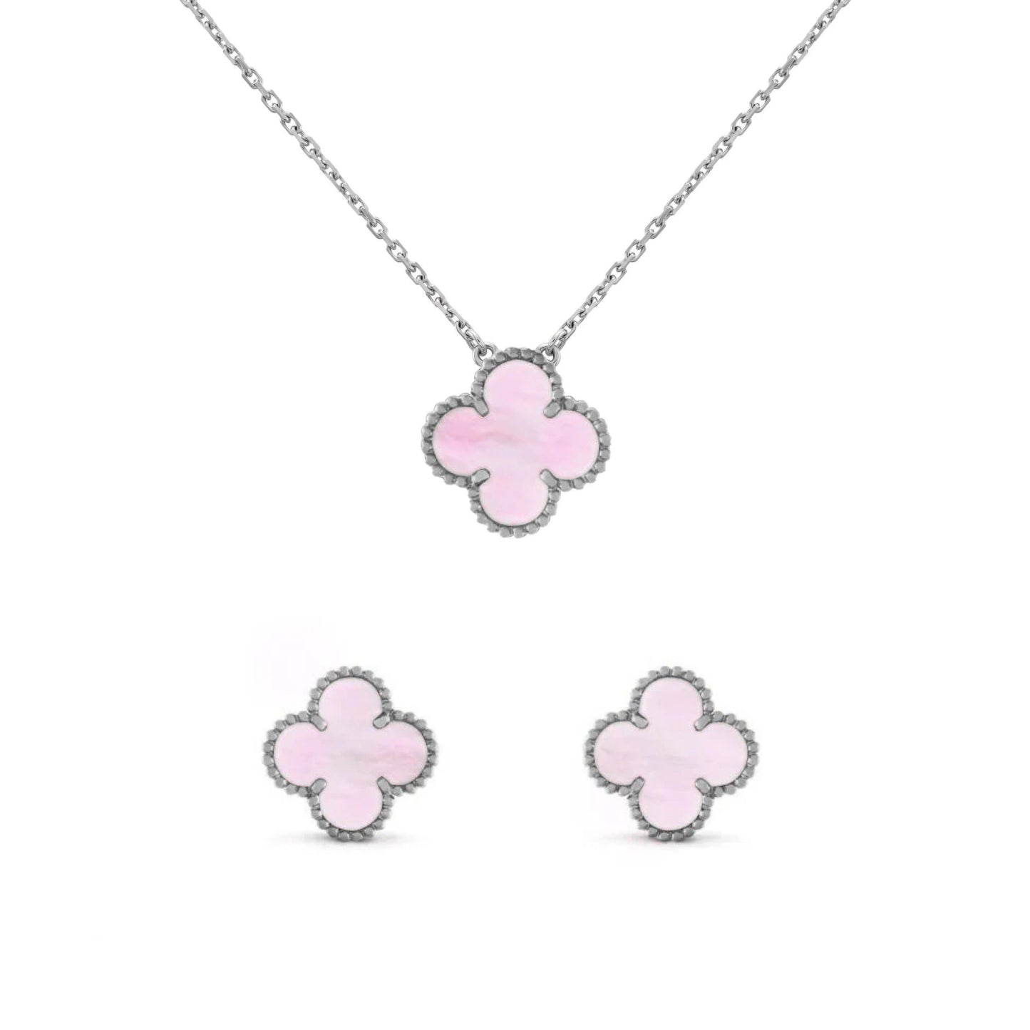 Silver Pink | Clover Set