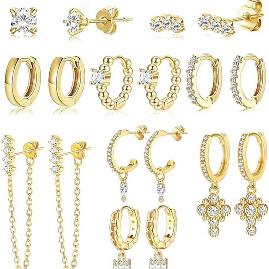 Pairs P. Earrings- Gold