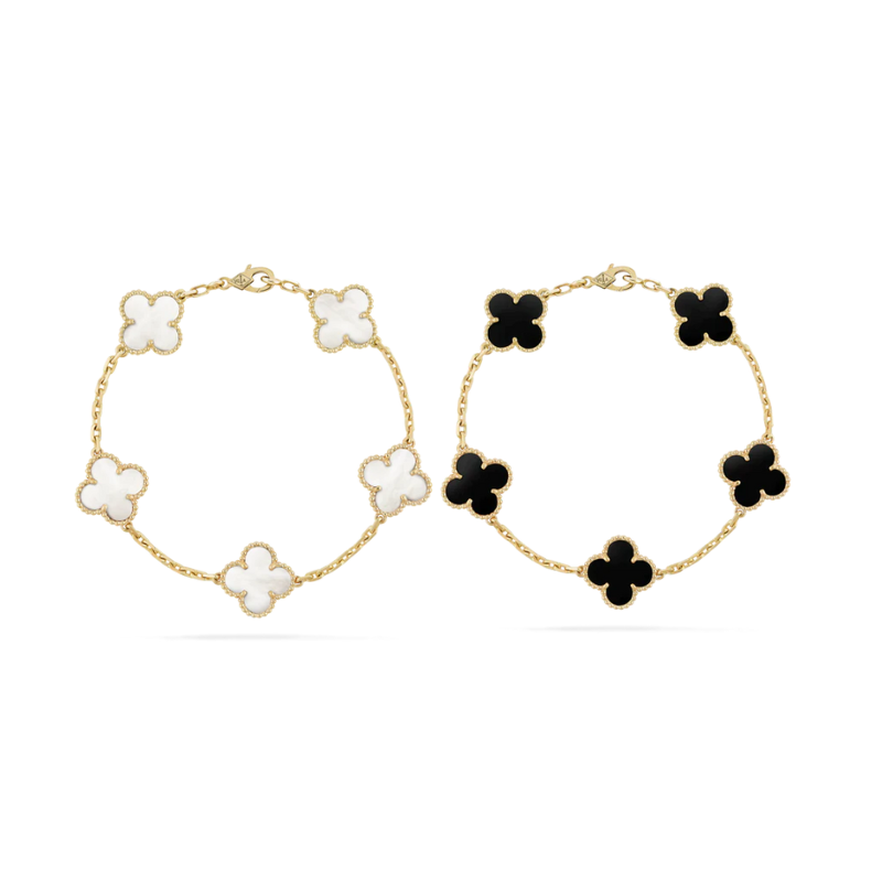 Golden Essence | Clover Bracelet Set