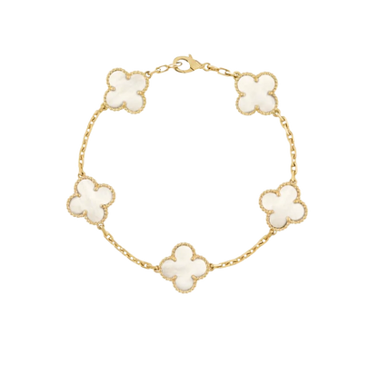 Golden Harmony | Clover Bracelet Set