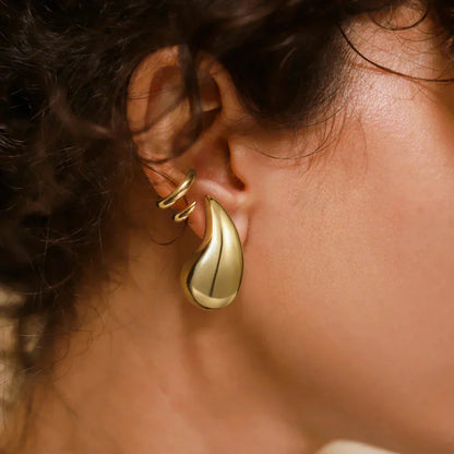 Gold Teardrop Earrings